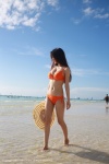 bai_siyi bikini cleavage side-tie_bikini straw_hat swimsuit wet xiuren_028 rating:Safe score:1 user:nil!