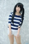 cosplay k-on! nakano_azusa pantyhose shorts tshirt twintails yaya rating:Safe score:1 user:nil!