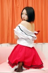 apron blouse cosplay dejisae miniskirt open_clothes original pantyhose seifuku_zukan_4 skirt waitress waitress_uniform rating:Safe score:1 user:nil!