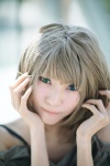 blonde_hair camisole cosplay idolmaster idolmaster_cinderella_girls takagaki_kaede tatsuki_(ii) rating:Safe score:1 user:nil!