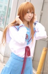 asahina_mikuru cosplay pleated_skirt rinami sailor_uniform school_uniform skirt suzumiya_haruhi_no_yuuutsu rating:Safe score:1 user:nil!