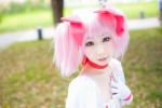 blouse choker cosplay gloves hair_ribbons kaname_madoka miiko pink_hair puella_magi_madoka_magica twintails rating:Safe score:1 user:pixymisa