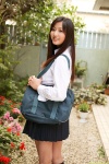 blouse bookbag costume dgc_0815 kneesocks murakami_yuri pleated_skirt school_uniform skirt rating:Safe score:0 user:nil!