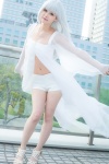 blouse cosplay original pantyhose shorts tometo_kamu tubetop white_hair rating:Safe score:3 user:pixymisa