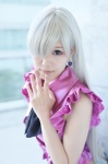 blouse cosplay croptop silver_hair tagme_character tagme_series tsubaki_(ii) rating:Safe score:0 user:nil!