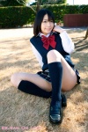 blouse ichimura_shiori kneesocks pleated_skirt school_uniform skirt sweater_vest rating:Safe score:1 user:nil!