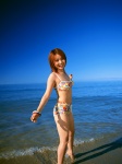 abe_asami beach bikini_top feeling_good ocean shorts swimsuit rating:Safe score:1 user:nil!