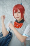 blouse bookbag cosplay free! hairbow matsuoka_gou ponytail red_hair school_uniform sweater_vest yaya rating:Safe score:0 user:nil!