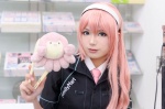 blouse cosplay familymart hairband megurine_luka pink_hair tie vocaloid yu rating:Safe score:2 user:nil!