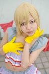 blonde_hair camisole cosplay croptop gloves iishi_hiro kagamine_rin miniskirt rensou_kakudai_chokoreihorikku_(vocaloid) skirt vocaloid wings rating:Safe score:1 user:nil!