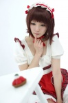 amami_haruka apron choker cosplay dress hairband idolmaster yuki_ringo rating:Safe score:1 user:pixymisa