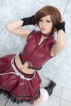 boots choker cosplay fingerless_gloves gloves kooki meiko miniskirt skirt vest vocaloid rating:Safe score:0 user:pixymisa