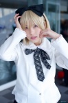 alice_in_wonderland alice_(wonderland) blonde_hair bloomers blouse cosplay em hairbow striped rating:Safe score:0 user:nil!