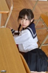 4k-star_172 kuyuu_akane pleated_skirt sailor_uniform school_uniform skirt twin_braids rating:Safe score:1 user:nil!