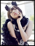 cosplay dress feather_boa hairbow kurumi_nui namada onegai_my_melody rating:Safe score:1 user:nil!