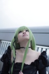 cc choker code_geass cosplay gown green_hair hair_ribbons shirayuki_himeno rating:Safe score:0 user:nil!