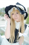 apron blonde_hair blouse cosplay jumper kirisame_marisa touhou witch_hat yuuga rating:Safe score:0 user:nil!
