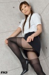 black_legwear blouse pantyhose pleated_skirt ponytail rq-star_751 skirt wakamatsu_tomoka rating:Safe score:0 user:nil!
