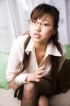 blouse garter_belt glasses matsumoto_sayuki miniskirt skirt thighhighs rating:Safe score:1 user:nil!