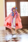 amatsuka_miyu cosplay dress hat patchouli_knowledge purple_hair robe thighhighs touhou rating:Safe score:0 user:nil!