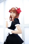 apron cosplay hairband kanda_midori maid maid_uniform red_hair shirai_kuroko to_aru_kagaku_no_railgun twintails rating:Safe score:3 user:xkaras
