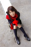 blouse coat dgc_0081 gloves kneesocks konno_narumi pleated_skirt scarf school_uniform skirt rating:Safe score:0 user:nil!