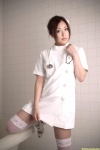 apron bathroom bathtub costume dgc_0834 dress nurse nurse_cap stethoscope tatsumi_natsuko thighhighs waitress waitress_uniform zettai_ryouiki rating:Safe score:0 user:nil!