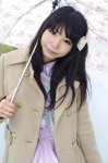 blouse coat hairbow himemiya_mahore skirt sweater umbrella rating:Safe score:0 user:pixymisa