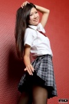 black_legwear blouse pantyhose pleated_skirt rq-star_872 sano_miyu school_uniform skirt skirt_lift rating:Safe score:0 user:nil!