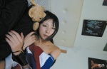 bed miss_actress_95 nakamura_miu sheet stuffed_animal teddy_bear rating:Safe score:0 user:nil!