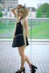 blonde_hair cosplay dress hazuki_minami hoshina_utau microphone shugo_chara! twintails rating:Safe score:1 user:nil!