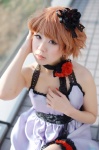 choker cosplay dress garter makiron meiko orange_hair pantyhose venomania_kou_no_kyouki_(vocaloid) vocaloid rating:Safe score:0 user:nil!