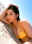 beach bikini_top cleavage kiss_me_gently swimsuit yamasaki_mami rating:Safe score:2 user:nil!