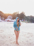 beach bikini hoodie koike_rina side-tie_bikini swimsuit vyj_94 rating:Safe score:0 user:nil!