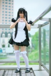 <3 apron cosplay dress hairband k-on! maid maid_uniform maika nakano_azusa thighhighs twintails zettai_ryouiki rating:Safe score:4 user:nil!