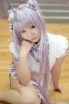 apron cosplay hair_pods pantyhose purple_hair qipao ranma_1/2 saori shampoo twintails rating:Safe score:1 user:nil!