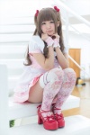 akiland apron cosplay dress itsuki_akira maid maid_uniform original print_legwear thighhighs twintails white_legwear zettai_ryouiki rating:Safe score:1 user:nil!
