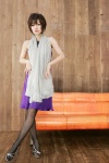 dress fishnet_pantyhose miura_rin pantyhose scarf rating:Safe score:0 user:nil!