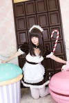 apron collar cosplay dress hairband maid original thighhighs tometo_kamu white_legwear rating:Safe score:0 user:Kryzz