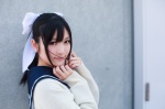 blouse cardigan cosplay hairbow love_plus sailor_uniform school_uniform takane_manaka tsubasa_(iii) rating:Safe score:0 user:pixymisa