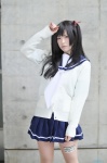 cardigan cosplay harumiya_yun love_plus pantyhose pleated_skirt sailor_uniform school_uniform sheer_legwear skirt takane_manaka twintails rating:Safe score:0 user:nil!