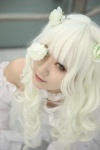 barasuishou choker cosplay dress flowers pico rozen_maiden white_hair rating:Safe score:0 user:pixymisa