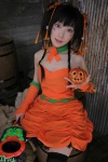 braids collar dress hair_ribbons kouda_ema pumpkin thighhighs rating:Safe score:0 user:nil!