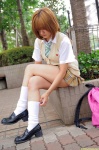 blouse dgc_0886 kneesocks pleated_skirt sakurai_cyndi school_uniform skirt sweater_vest tie rating:Safe score:2 user:nil!