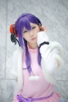 braid cosplay detached_sleeves hana_(ii) jacket love_live!_school_idol_project miniskirt purple_hair skirt tojo_nozomi turtleneck twintails rating:Safe score:0 user:nil!