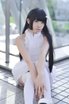 cosplay dress garter_belt kimi_to_kanojo_to_kanojo_no_koi. sone_miyuki thighhighs white_legwear yuni_(ii) zettai_ryouiki rating:Safe score:0 user:nil!