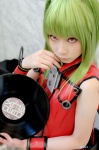 beatmania_iidx cosplay cuffs green_hair houtou_singi record records tsugaru twintails vinyl rating:Safe score:0 user:nil!
