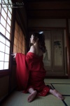 cosplay hairbow kimono king_of_fighters kunoichi ponytail saku shiranui_mai rating:Safe score:0 user:nil!