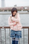 jacket shino_kei skirt thighhighs tshirt zettai_ryouiki rating:Safe score:1 user:pixymisa