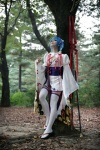 blue_hair chouun cosplay kimono kim_tai_sik koihime_musou tasha thighhighs rating:Safe score:2 user:DarkSSA